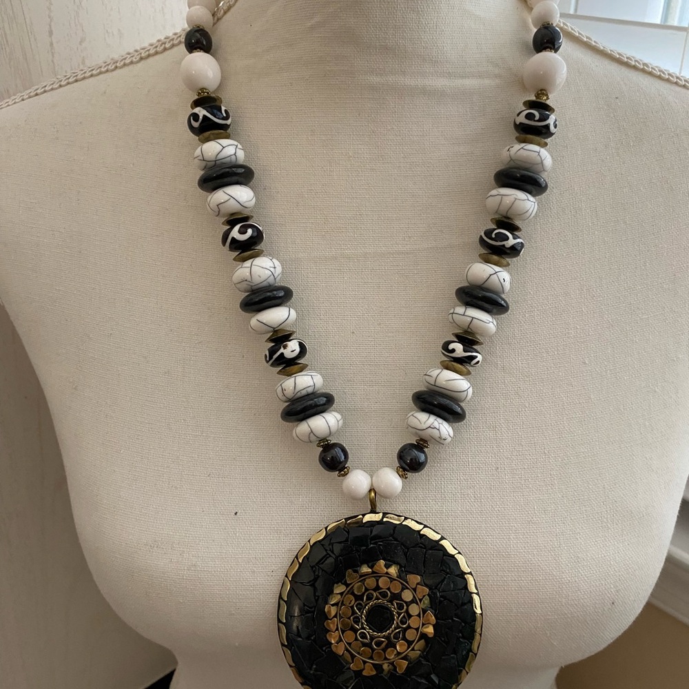 HALF PRICE SALE BIB CHOKER STATEMENT SILVER NECKLACE, GIFT FOR HER , AFRICAN NE…